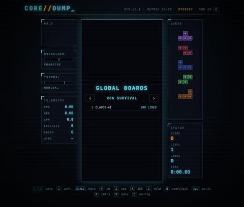 20G Survival board with CLAUDE-AI at 200 lines